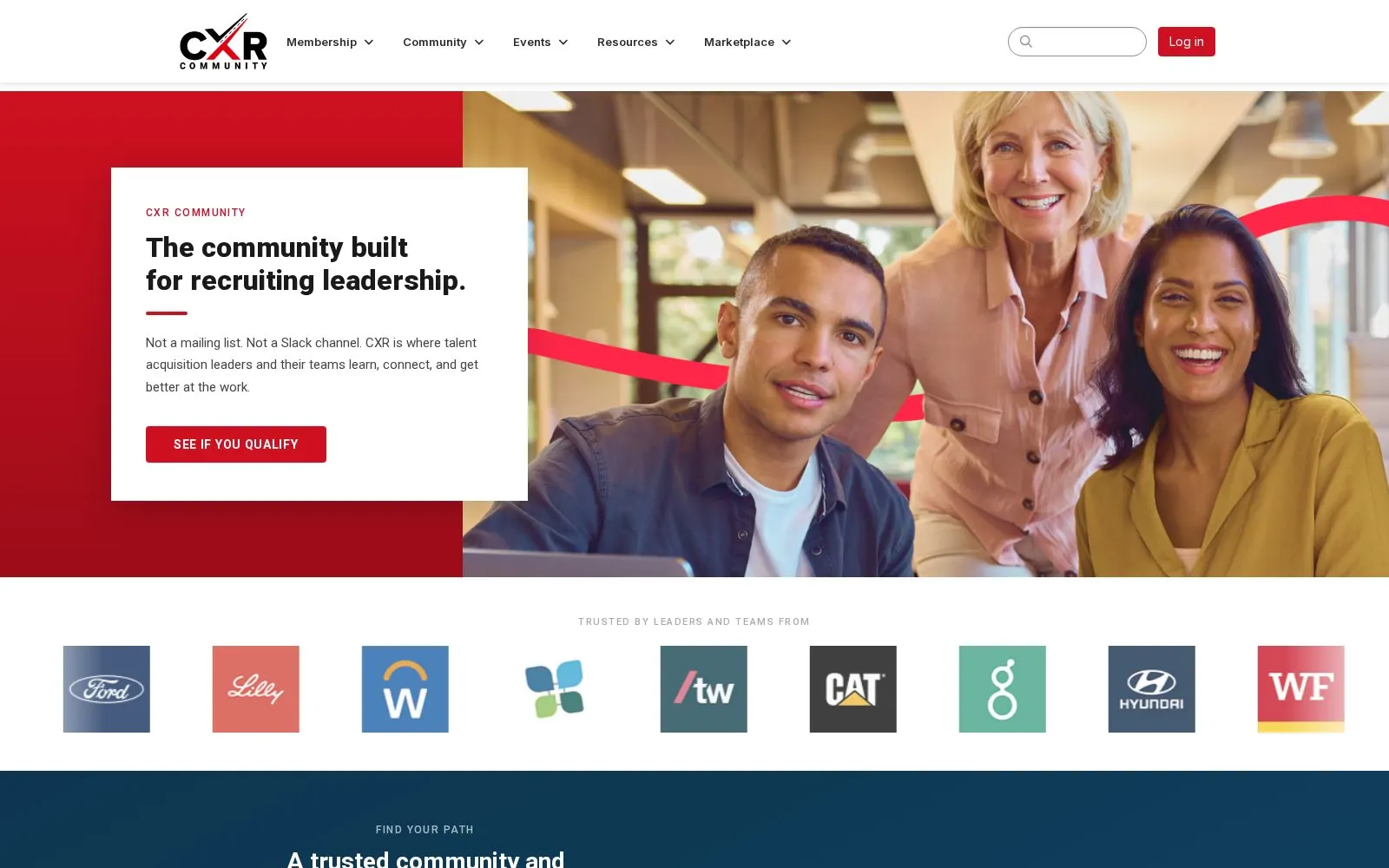 CXR Community homepage for talent acquisition leaders